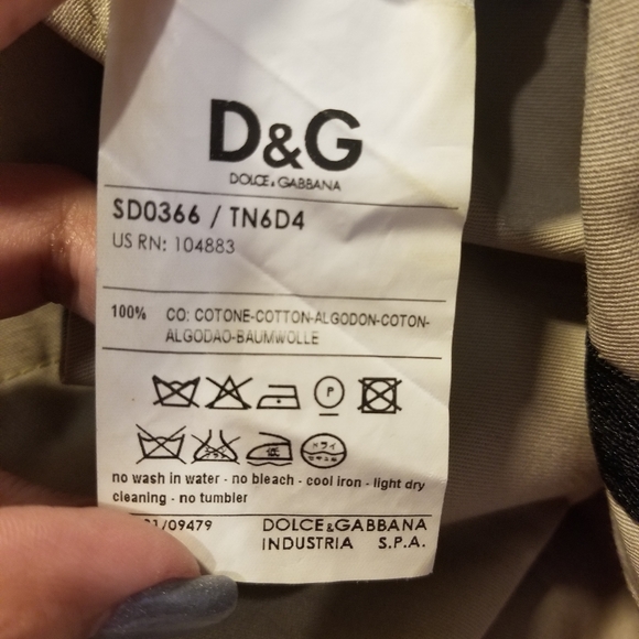 Dolce & Gabbana Khaki Sleeveless Dress - Picture 7 of 8